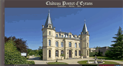 Desktop Screenshot of chateaupontet.fr