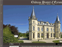 Tablet Screenshot of chateaupontet.fr